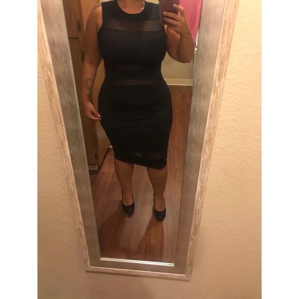 SEXY BODYCON BLACK DRESS!!!